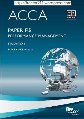 ACCA - F5 Performance Management: Study Text