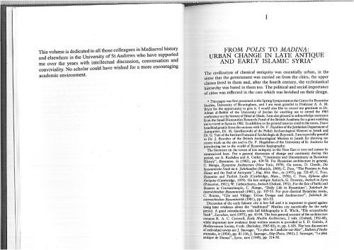 The Byzantine and Early Islamic Near East
