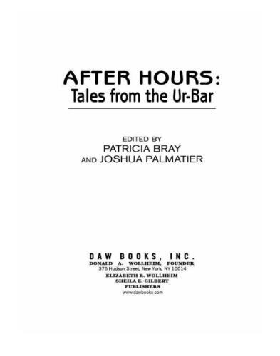 After Hours: Tales from Ur-Bar