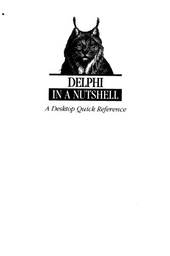 Delphi : a desktop quick reference