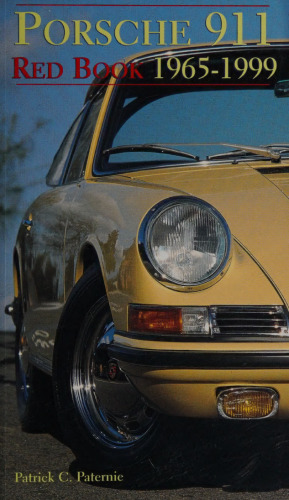 Porsche 911 red Book 1965-1999