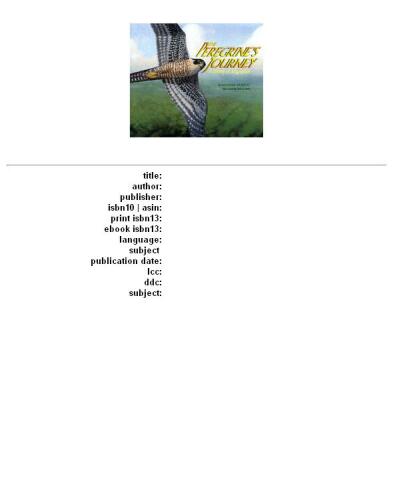 Peregrine'S Journey, The