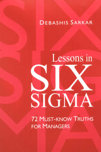 Lessons in Six Sigma (Response Books)