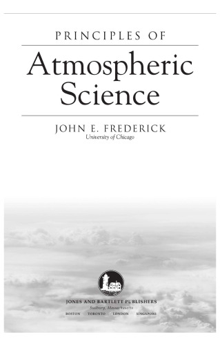 Principles of Atmospheric Science