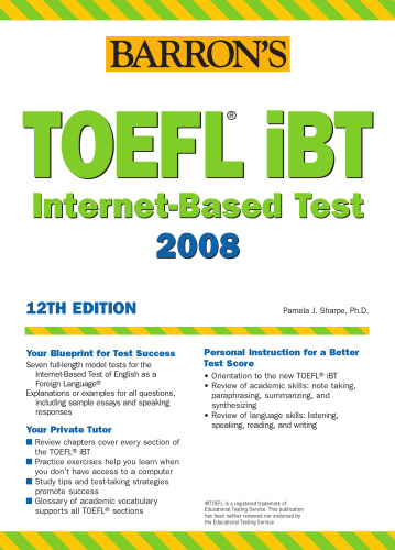 TOEFL iBT. Internet-Based Test 2008