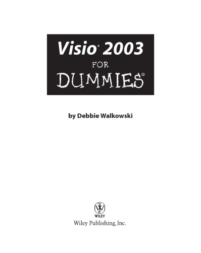 Visio 2003 for dummies