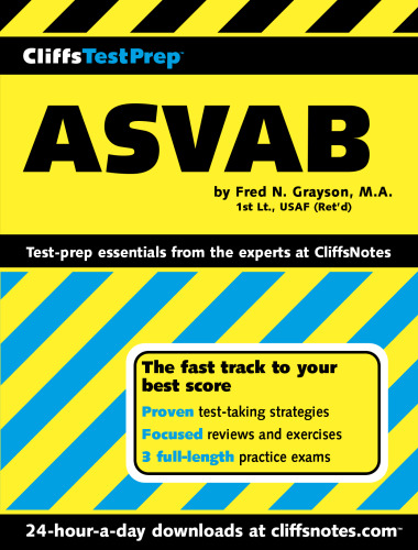 ASVAB (Cliffs Test Prep)