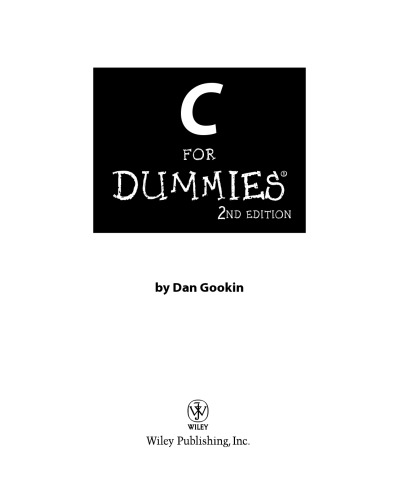 C for Dummies