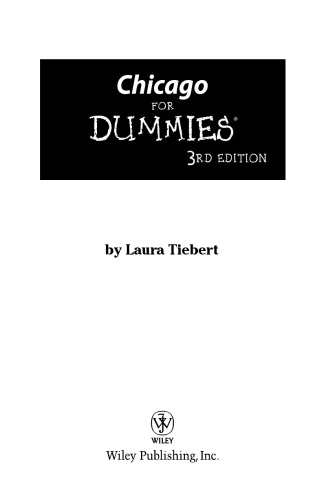 Chicago For Dummies (Dummies Travel)