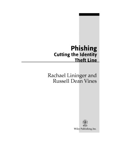 Phishing : cutting the identity theft line