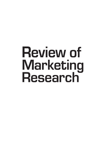 Review of Marketing Research volume 1