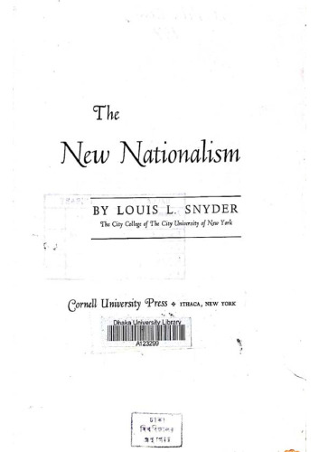 The New Nationalism