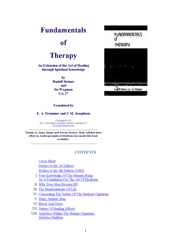 Fundamentals of Therapy