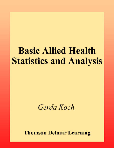 Basic Allied Health Statistics and Analysis