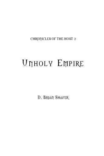 Unholy Empire (Chronicles of the Host, Book 2)