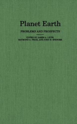 Planet Earth: Problems and Prospects