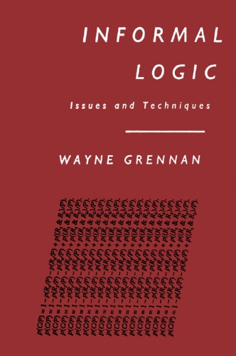 Informal Logic: Issues and Techniques
