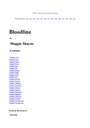 Bloodline (Wings in the Night)
