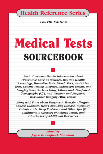 Medical Tests Sourcebook