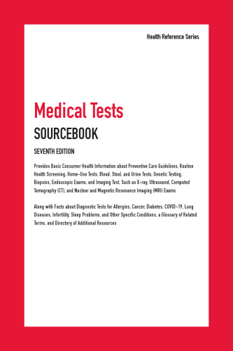 Health, Medical Tests, Sourcebook