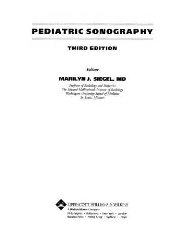 Pediatric Sonography