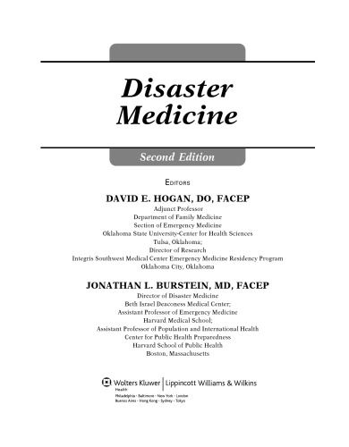 Disaster Medicine