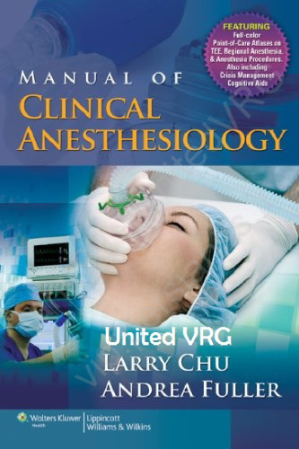 Manual of Clinical Anesthesiology