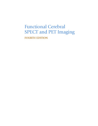 Functional Cerebral SPECT and PET Imaging