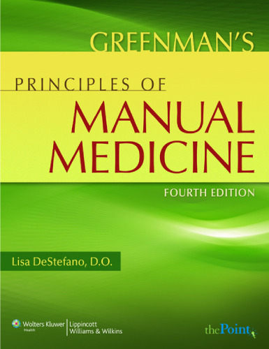 Greenman's Principles of Manual Medicine (Point (Lippincott Williams & Wilkins))