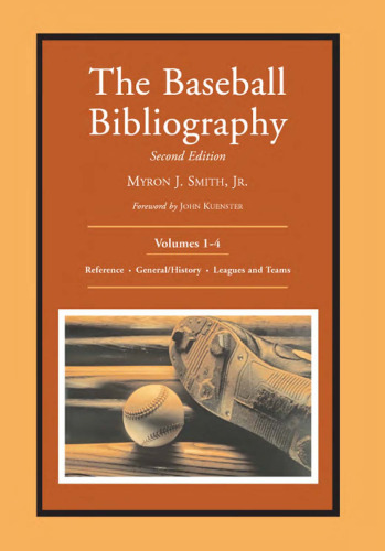 The Baseball Bibliography volume 1-4