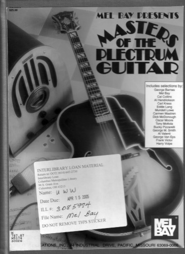 Masters of the Plectrum Guitar