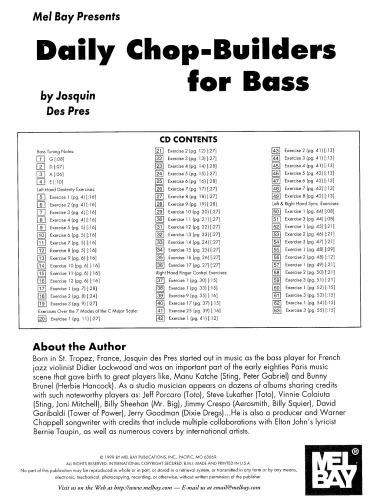 Daily Chop-Builders for Bass: Bass/Technique