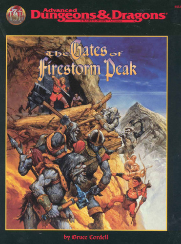 Gates of Firestorm Peak (AD&D Player's Option Adventure)