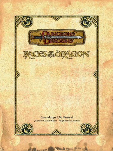 Races of the Dragon (Dungeons & Dragons Supplement)