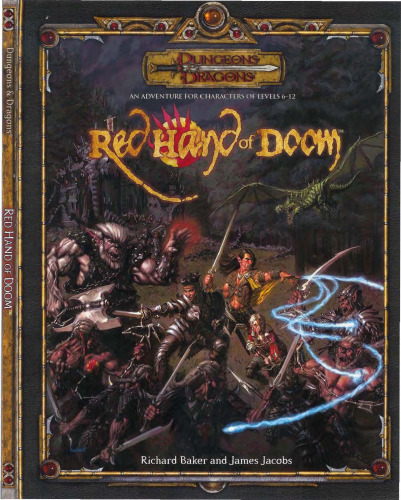 The Red Hand of Doom (Dungeons & Dragons d20 3.5 Fantasy Roleplaying Adventure)