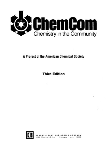 Chemcom: Chemistry in the Community