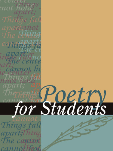 Poetry for Students, vol 10