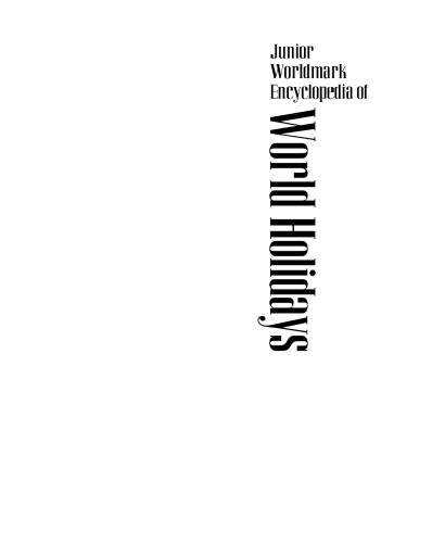 Junior Worldmark Encyclopedia of World Holidays, Volume 3