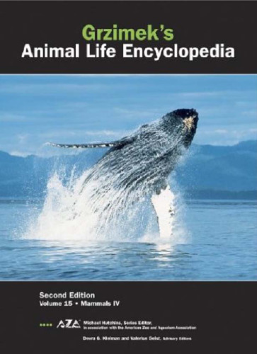 Grzimeks Animal Life Encyclopedia: Mammals IV-Volume 15