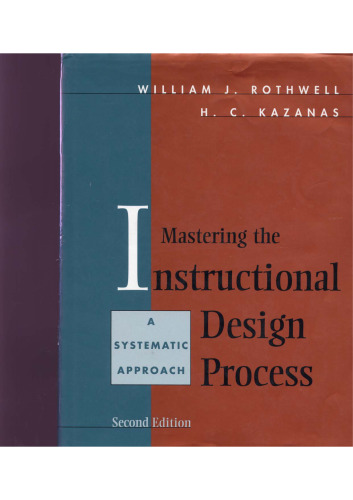 Mastering the Instructional Design Process : A Systematic Approach,