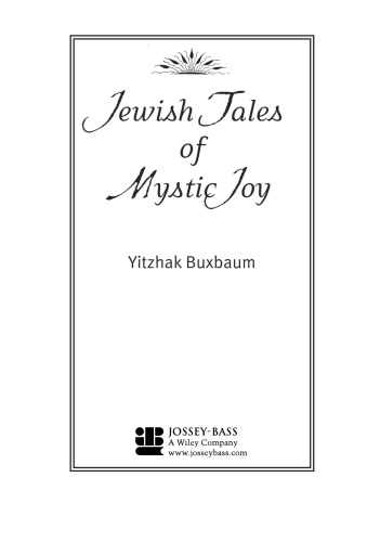 Jewish Tales of Mystic Joy