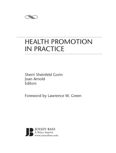 Health Promotion in Practice