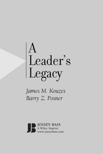 A Leader's Legacy