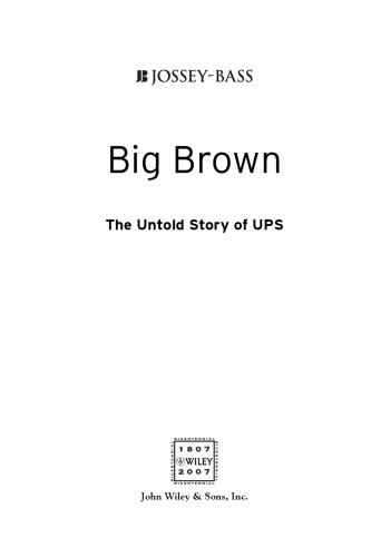 Big Brown: The Untold Story of UPS