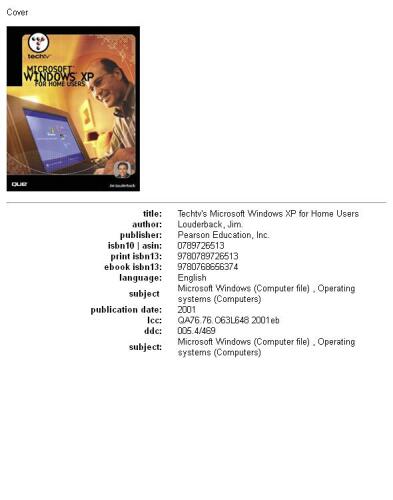 Techtv's Microsoft Windows XP for home users