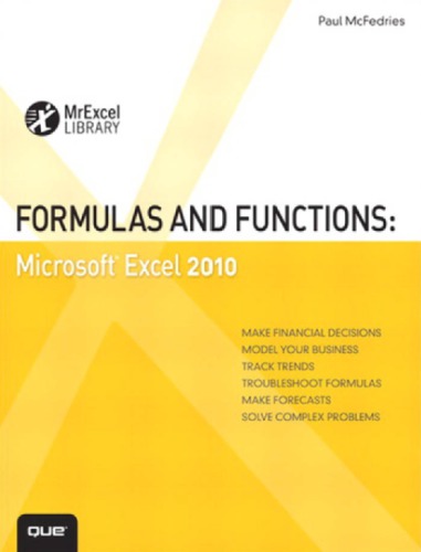 Formulas and functions with Microsoft Excel 2010