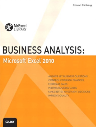 Business analysis with Microsoft Excel 2010