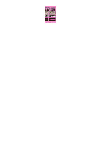 Research Agendas in the Sociology of Emotions