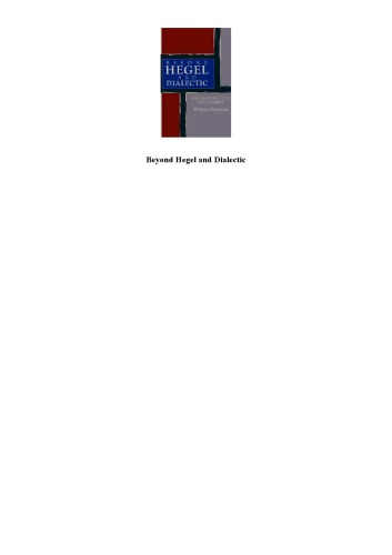 Beyond Hegel and Dialectic: Speculation, Cult, and Comedy