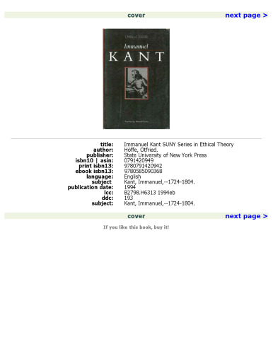 Immanuel Kant